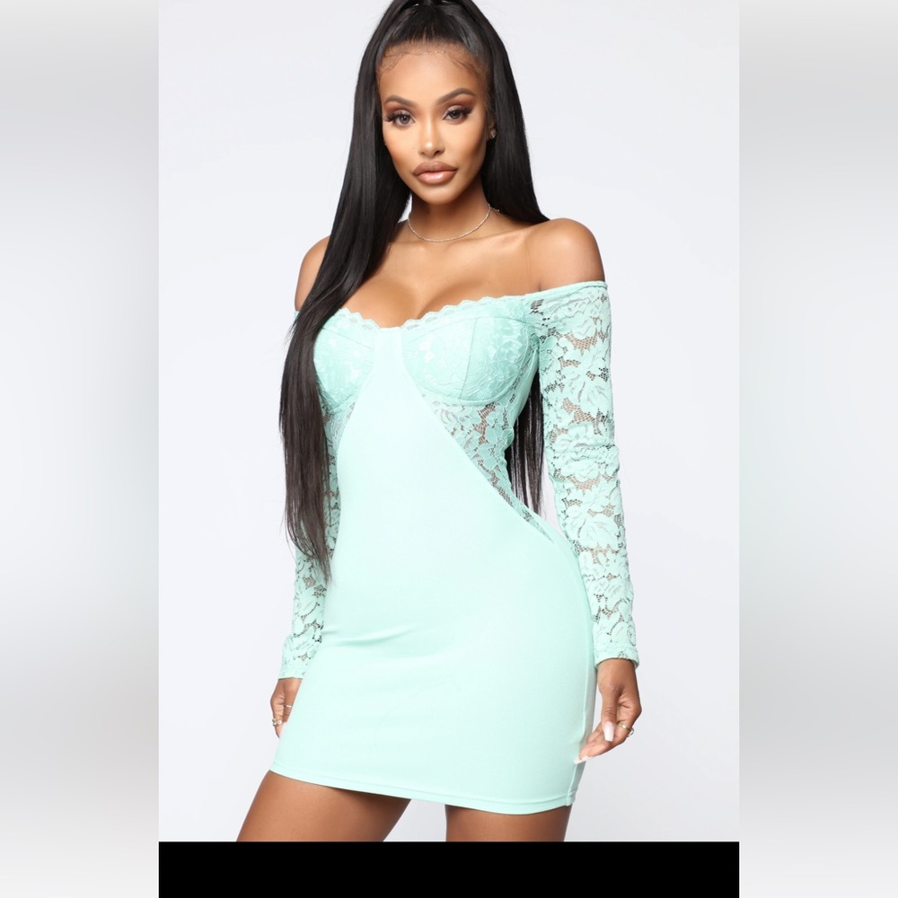 Perfect piece off shoulder mini dress